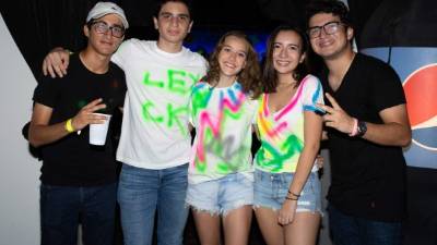 Julián Menjívar, Diego Hawit, Elysa Berkeley, Isabella Andara y Gabriel Somoza.