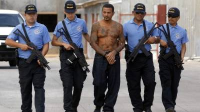 José Reyes, alias Spider, fue trasladado a San Pedro Sula.