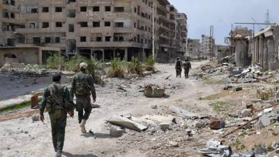 La zona ha estado bajo asedio y bombardeos por los pasados tres años.