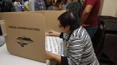 Las elecciones se han desarrollado en orden en Tegucigalpa.