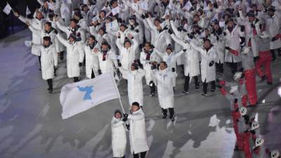 Las dos coreas dieron un gran mensaje en la apertura de los 'Juegos de paz' que se celebran en Corea del Sur.