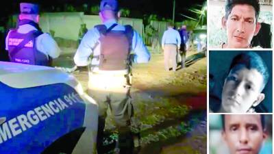 Los cuerpos sin vida de padre e hijo quedaron en una calle cerca del estadio municipal de Tocoa.