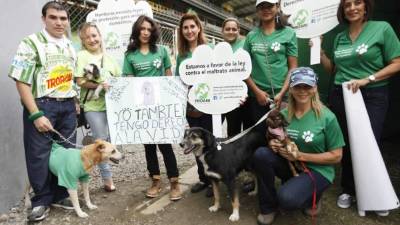 Miembros del Proani se hicieron presentes al estadio Morazán.