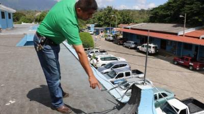 Se presume que el cable hurtado del hospital tiene un valor entre 500,000 y 700,000 lempiras. Foto: Mariela Tejada