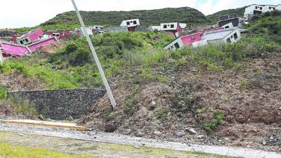 Aún hay 51 viviendas en pie y 41 están habitadas.