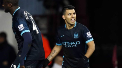 'Kun' Agüero rescató un punto para el Manchester City. Foto AFP
