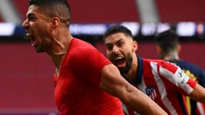 Luis Suárez fue figura del Atlético de Madrid en la reciente campaña. Foto AFP.