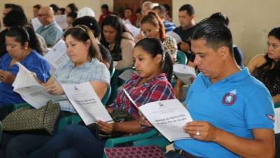 Personal educativo en las capacitaciones.