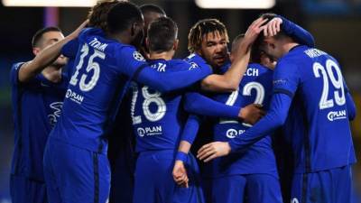 Chelsea no tuvo problemas para liquidar al Atlético de Madrid en Stamford Bridge. Foto AFP.