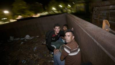 Los hondureños están sufriendo en el paso por México hacia Estados Unidos. Foto: AFP
