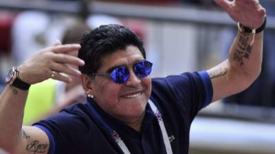 Maradona siguió a la selección Argentina en Rusia hasta su eliminación a manos de Francia en octavos de final.