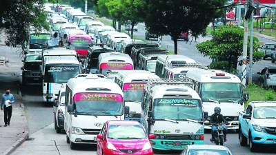 La semana pasada, varias unidades se paralizaron ante el incumplimiento del Gobierno.