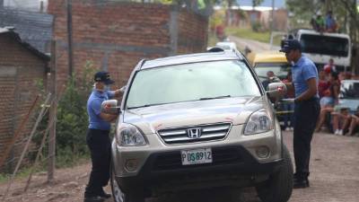 Agentes de Inspecciones Oculares de la Dirección Policial de Investigaciones (DPI) recogieron las evidencias.