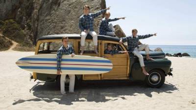 Una de las tomas de Los Beach Boys en la película Love & Mercy.