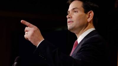 Rubio se opone a que EUA restablezca relaciones diplomáticas con Cuba.