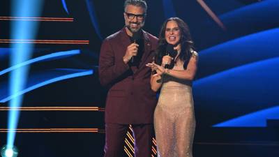 Los anfitriones de la noche, Jaime Camil y Kate del Castillo.