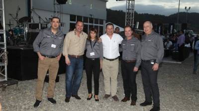 Pedro Atala, William Hall, Karla Alcerro, Rommel Hawit, Eduardo Herrera y Eduardo Atala.