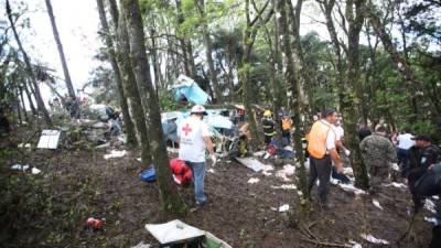Catorce personas perdieron la vida al estrellarse un avión que iba a aterrizar en Toncontín el 14 de febrero de 2011.