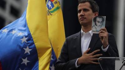En la imagen, el autoproclamado presidente de Venezuela, Juan Guaidó. EFE