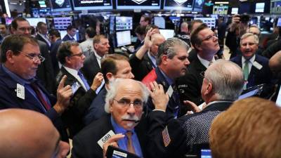 El mercado de obligaciones se hundió tras haberse disparado en la noche de la elección. Foto: Spencer Platt/AFP