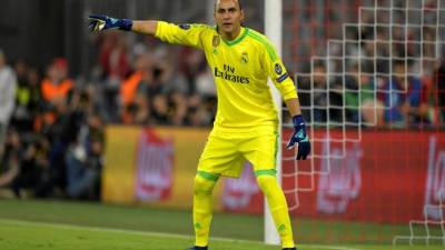 Keylor Navas ha tenido complicidad en el gol del Bayern. FOTO AFP.