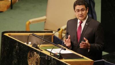 El mandatario disertó en asamblea de la ONU. Honduras fue el quinto país de los 25 que confirmaron su compromiso con el medio ambiente.