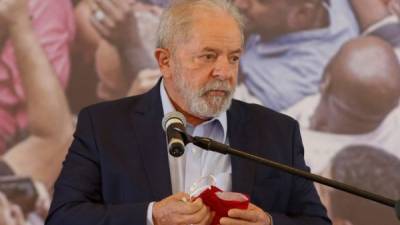 Lula da Silva dio una conferencia de prensa arremetiendo contra Bolsonaro y denunciando una persecución en su contra./AFP.