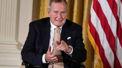 George H.W. Bush murió a los 94 años (Photo by Brendan SMIALOWSKI / AFP)