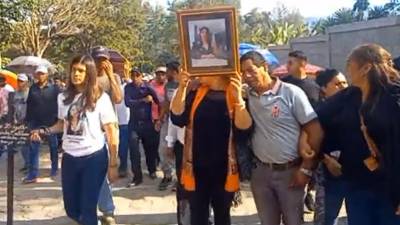 Los restos mortales de Ana Hernández fueron llevad