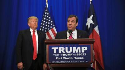 Chris Christie, gobernador de New Jersey, es uno de los amigos más cercanos del presidente Trump.