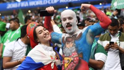 La pasión se desborda en el inicio del mundial de Rusia 2018.