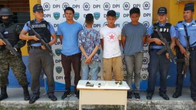 Entre los detenidos figura un menor de edad.