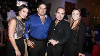 Hortensia Fasquelle, Basilio Fuschich, Julio Fernández y Carolina Sánchez.