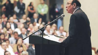 Roberto Herrera, titular del Conadeh, presentó el plan a diferentes sectores.