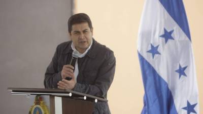 El presidente de Honduras, Juan Orlando Hernández.