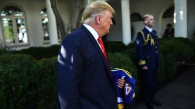 El presidente de los Estados Unidos, Donald Trump, este 15 de octubre de 2019, en Washington, DC. / AFP / Brendan Smialowski