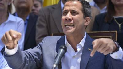 Juan Guaidó, presidente interino de Venezuela.