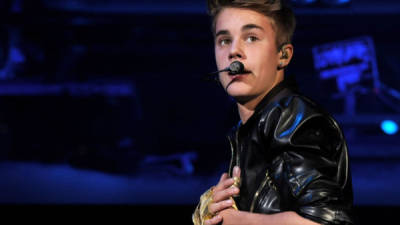 El cantante canadiense Justin Bieber.