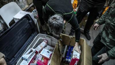 Imágenes de la recolecta.