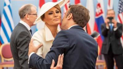 Donald y Melania Trump cerraron este miércoles su visita al Reino Unido conmemorando el 75º aniversario del desembarco de Normandía, junto a la reina Isabel y otros jefes de Estado y gobierno.