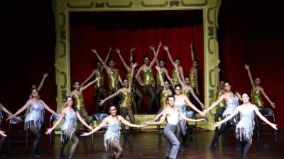 Alumnas de Censea en uno de los espectáculos.