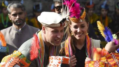 Los duques de Cambridge, el príncipe William y Kate Middleton. AFP