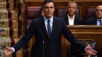 El presidente de España, Pedro Sánchez, se queda sin aliados ante las nuevas elecciones en el país./AFP.