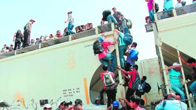 El plan busca crear oportunidades para evitar que los ciudadanos del Triángulo Nortedeterminen emprender de forma ilegal la ruta migratoria. Foto: AFP/ELIZABETH RUIZ