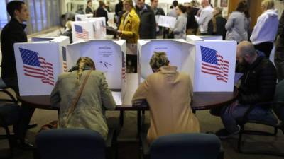 Los estadounidenses están convocados a las urnas este martes. AFP