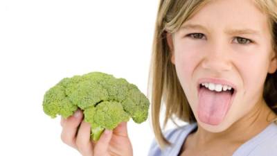 A la mayoría de los niños no les gustan las verduras.