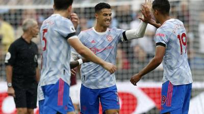 Cristiano Ronaldo vuelve a marcar y Manchester United sigue en la parte alta de la tabla