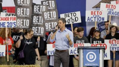 Beto O'Rourke es uno de los candidatos favoritos para hacerse con la nominación demócrata a la presidencia de EEUU./AFP.