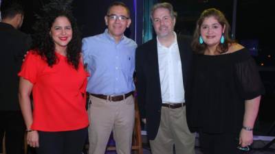 Doris Peña, Rigel Sierra, Anthony Zorn e Isabel Sabillón de Díaz