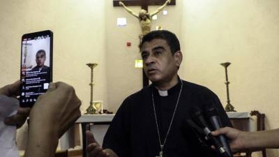 Rolando Álvarez, crítico del gobierno de Daniel Ortega, se encuentra en arresto domiciliario desde agosto.